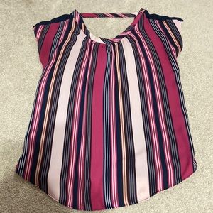 ALMOST NEW Loft Outlet Mixed Media Top